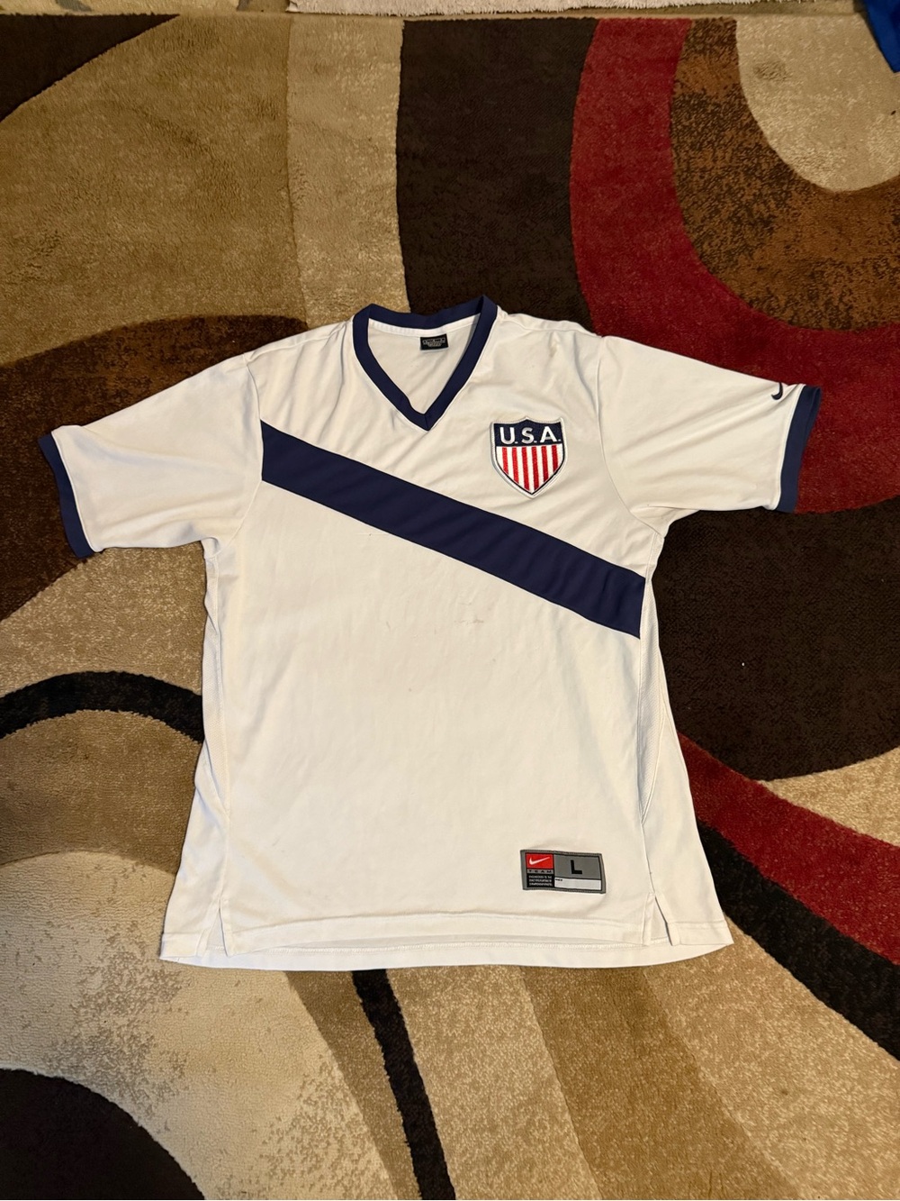 USA MNT 2003 rare third jersey soccer jersey size L rare!!!!!
